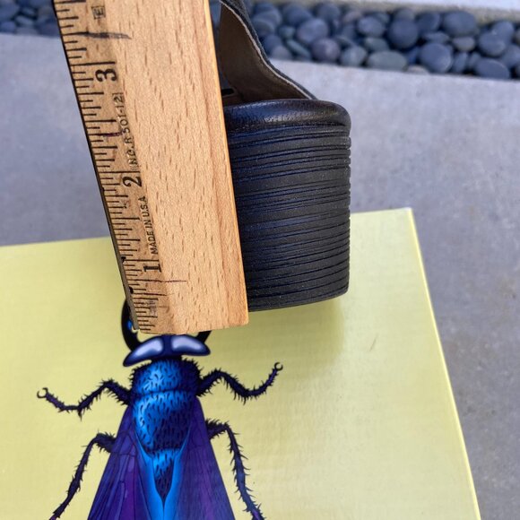 FLY LONDON Wost Black Sandals - Picture 7 of 7